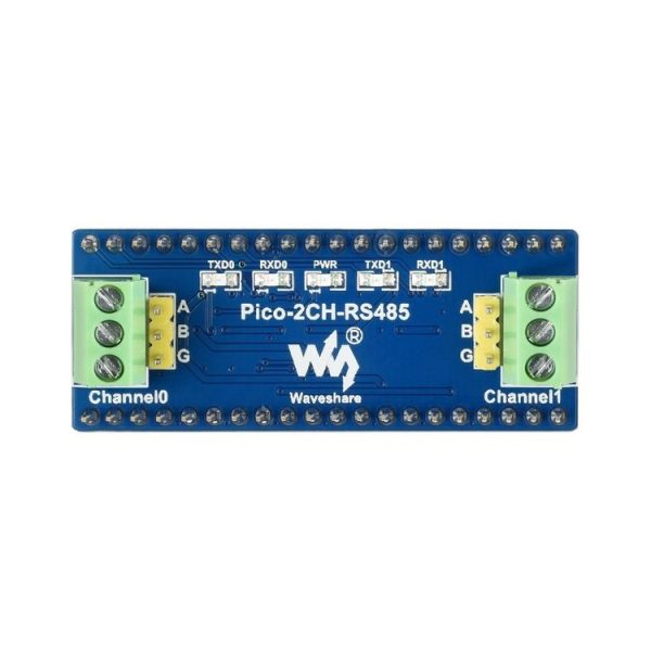 Waveshare 2-Channel RS485 Module for Raspberry Pi Pico, SP3485 Transceiver, UART To RS485 - Image 2