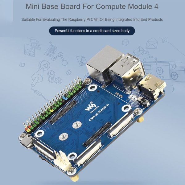 Waveshare Mini Base Board A for Raspberry Pi Compute Module 4 - Image 4