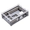 9 Layers Acrylic Box Shell Case with Cooling Fan Hole for Raspberry pi 3 (Black) - Image 2