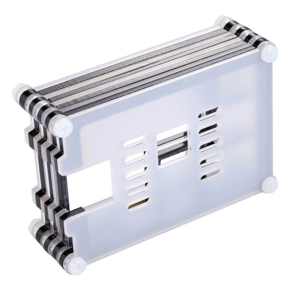 9 Layers Acrylic Box Shell Case with Cooling Fan Hole for Raspberry pi 3 (Black) - Image 5