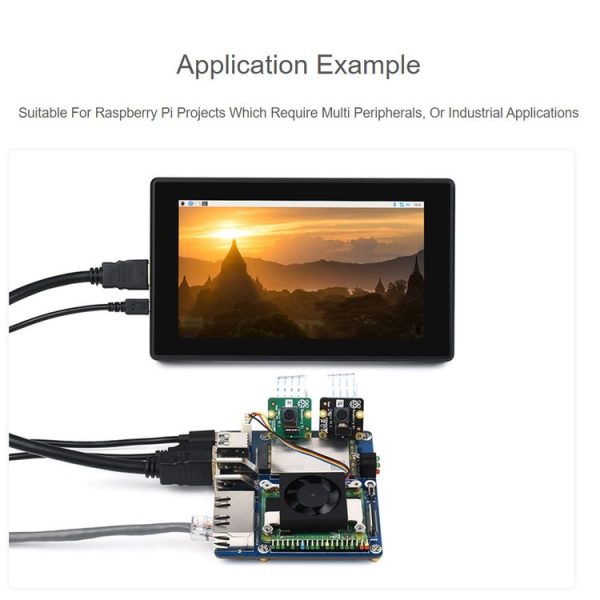 Waveshare Dual Gigabit Ethernet 5G / 4G Base Board for Raspberry Pi CM4 - Image 6