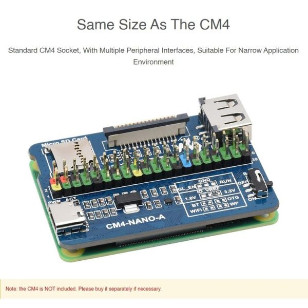 Waveshare Nano Base Board A for Raspberry Pi CM4 - Image 6