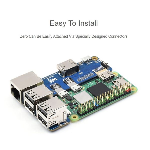 Waveshare Raspberry Pi Zero To 3B Adapter for Raspberry Pi 3 Model B / B+ - Image 4