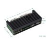 Waveshare Aluminum Alloy Protection Case for Raspberry Pi Zero Series, Fits Zero / Zero 2 W - Image 2