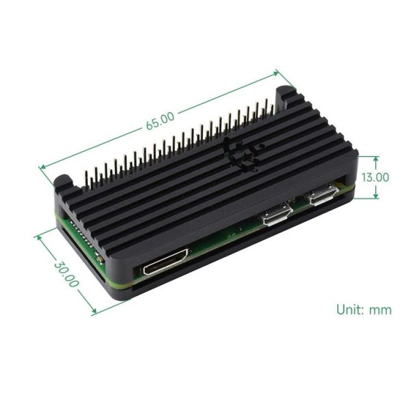 Waveshare Aluminum Alloy Protection Case for Raspberry Pi Zero Series, Fits Zero / Zero 2 W - Image 2