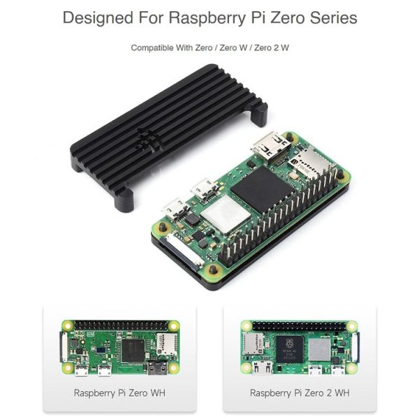 Waveshare Aluminum Alloy Protection Case for Raspberry Pi Zero Series, Fits Zero / Zero 2 W - Image 5
