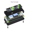 Waveshare Aluminum Alloy Protection Case for Raspberry Pi Zero Series, Fits Zero / Zero 2 W - Image 8