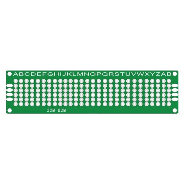 5 PCS LandaTianrui LDTR - WG0032 / D1 Double-sided Glass Fiber Prototyping Breadboard PCB Board, Size: 2 x 8cm - Image 3