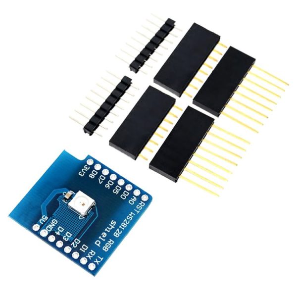 LDTR-WG0082 5050 Built-in 1 Colorful RGB LED Module for D1 mini WS2812 / ESP8266