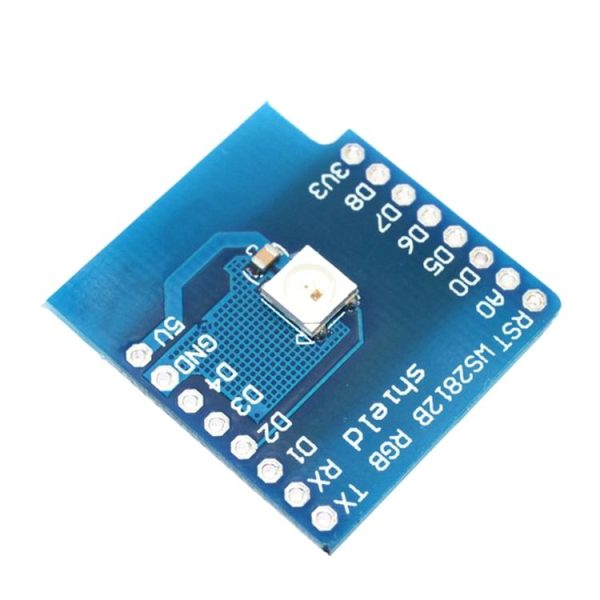 LDTR-WG0082 5050 Built-in 1 Colorful RGB LED Module for D1 mini WS2812 / ESP8266 - Image 3