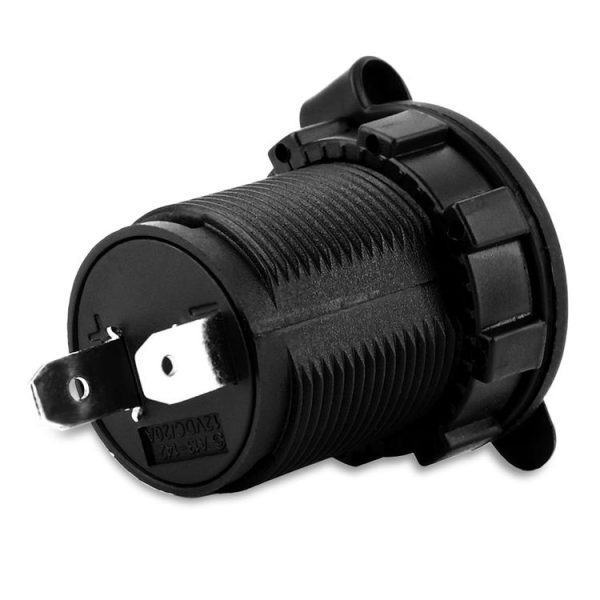 Motorcycle Accessories, 12V Motorcycle Car Cigarette Lighter Socket with Cable - Image 4