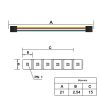 5 PCS 21cm LDTR-YJ011 6 Pin Jumper Cable Female to Female Dupont Wire for Arduino - Image 5