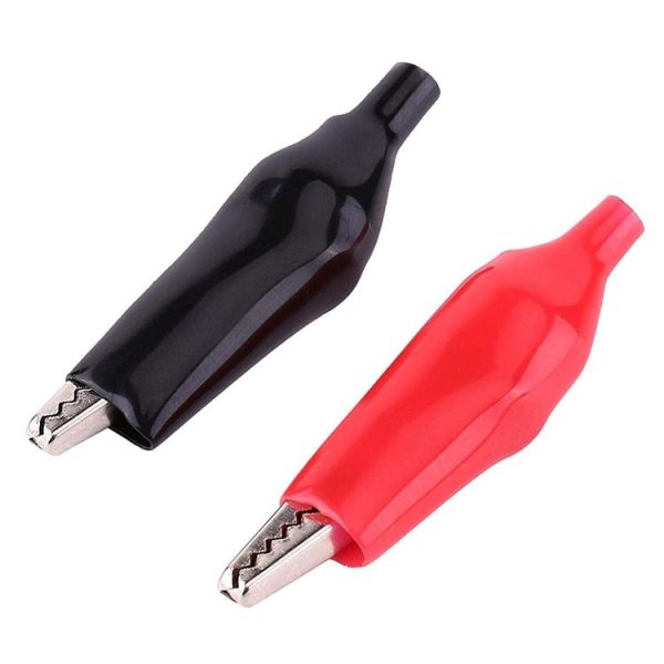 10 PCS Alligator Clips Crocodile Clamp Insulated Test Lead - Image 2