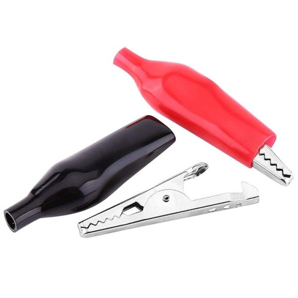 10 PCS Alligator Clips Crocodile Clamp Insulated Test Lead - Image 3