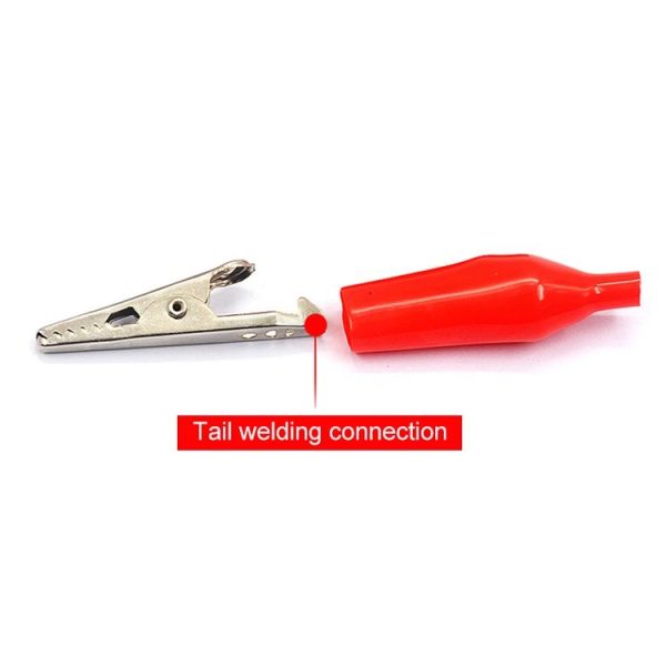 10 PCS Alligator Clips Crocodile Clamp Insulated Test Lead - Image 4