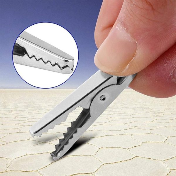 10 PCS Alligator Clips Crocodile Clamp Insulated Test Lead - Image 6