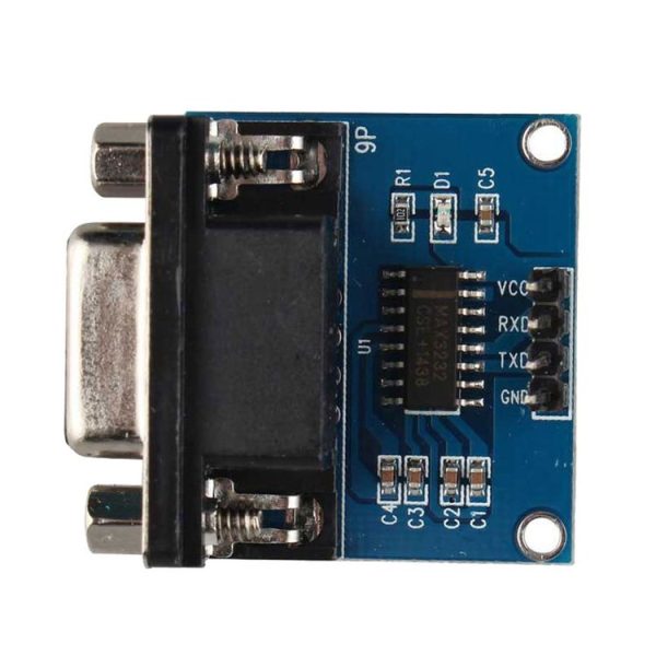 LDTR - WG0002 RS232 Serial Port to TTL Converter Communication Module - Blue with Dupont Cable - Image 2