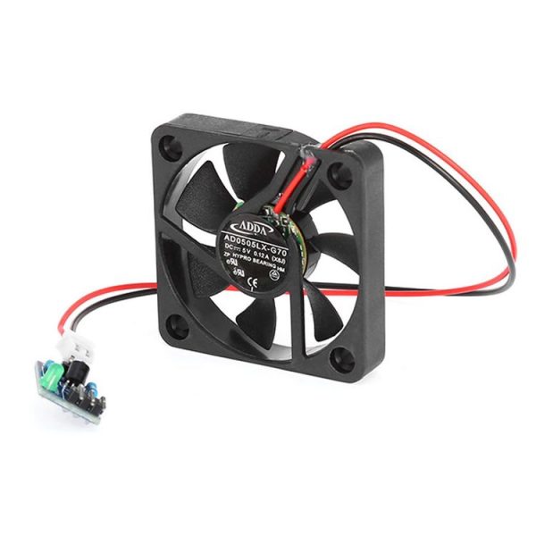LDTR - B00012 Motor Speed Regulating Fan Module with Driving Board for Arduino DIY Project - Blue and Black