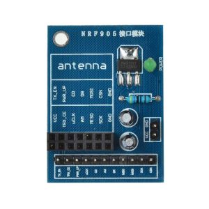 14 Pin NRF905 Wireless Module with AMS1117 3.3V Stable Chip Socket Adapter Plate Board Converter DIY for Arduino - Blue