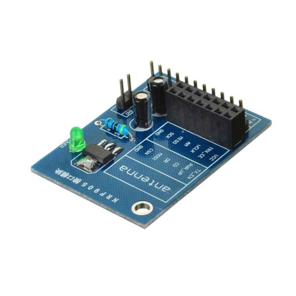 14 Pin NRF905 Wireless Module with AMS1117 3.3V Stable Chip Socket Adapter Plate Board Converter DIY for Arduino - Blue - Image 5