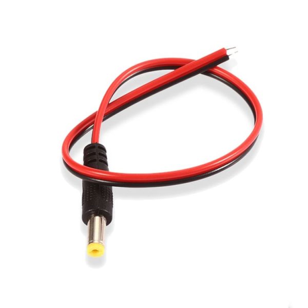 LDTR - PJ0007 DC 12V Power Connector for Video 5.5 x 2.1mm Female + Male - Black - Image 4