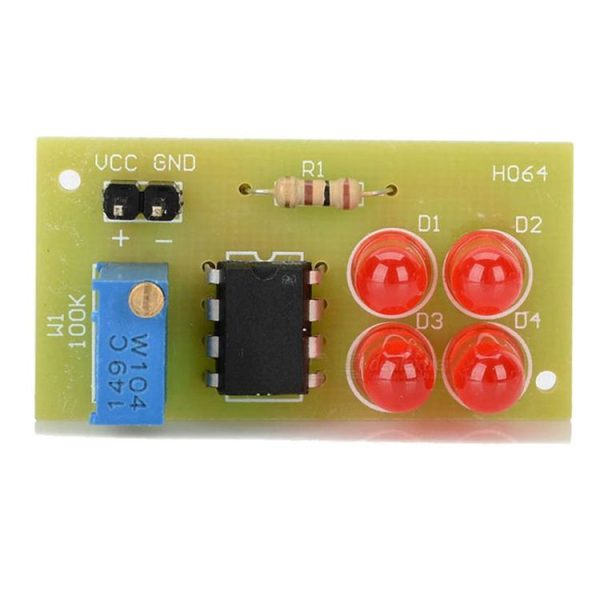 4P DIY Electronic Building Block LED Breathing Light Application Module - Image 2
