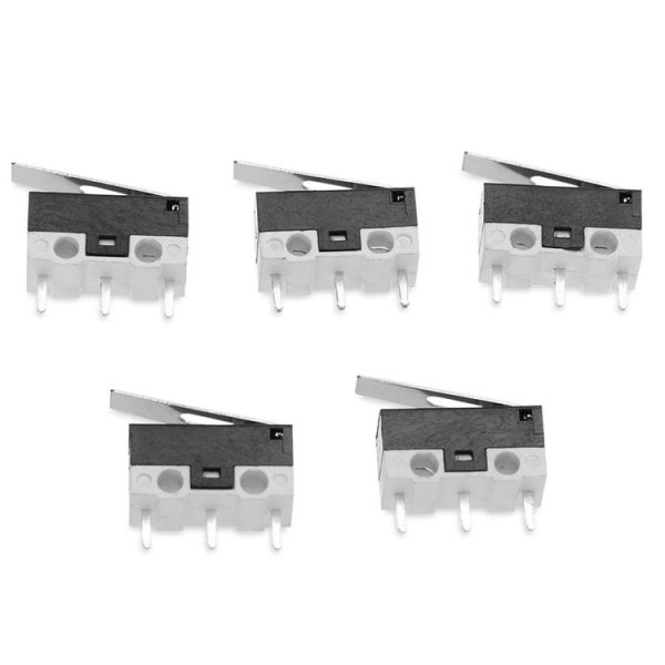 5 PCS 3D Printer Mechanical Limit Switch with Push Button - Image 2
