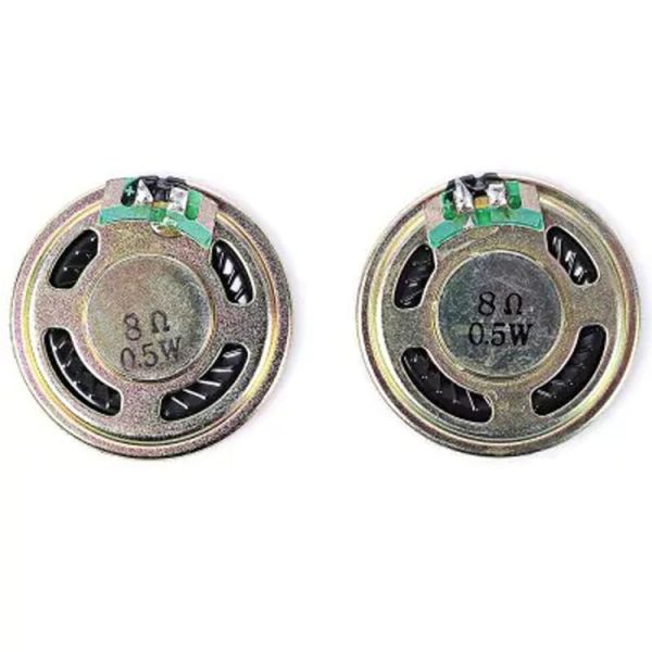 2 PCS 8 Ohm 0.5W 35mm DIY Mini Round Speaker - Image 2