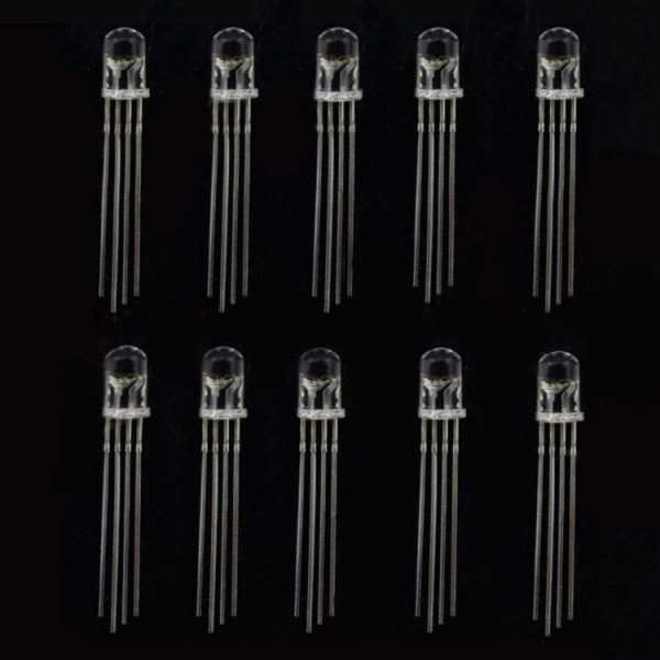 10 PCS LDTR-YJ024 5mm 4-Pin RGB Full Color LED Common Cathode - Image 4