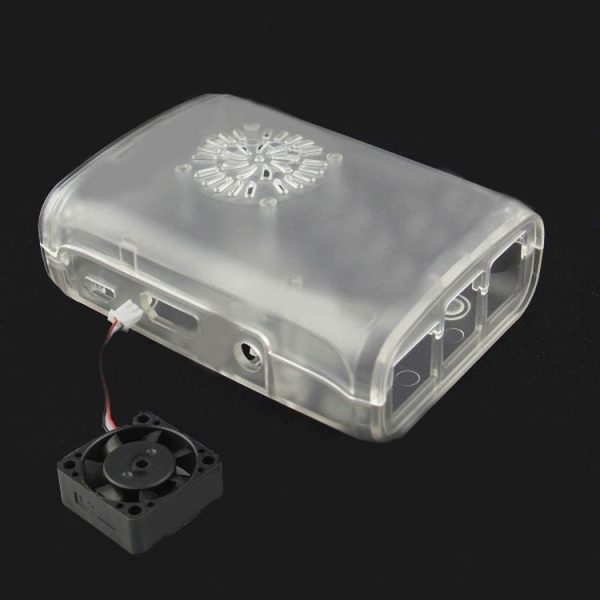 LDTR - WG0075 ABS Enclosure Box / Cooling Fan Kit for Raspberry Pi 2 Model B (Transparent) - Image 5