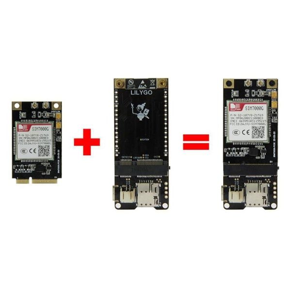 TTGO T-PCIE ESP32-WROVER-B AXP192 Chip WiFi Bluetooth Nano Card SIM Series Module SIM868 Hardware Composable Development Board - Image 3