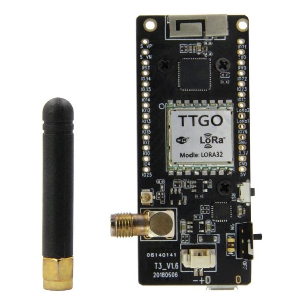 TTGO LORA32 V2.1 ESP32 0.96 inch OLED Bluetooth WiFi Wireless Module 915MHz SMA IP5306 Module with Antenna - Image 2