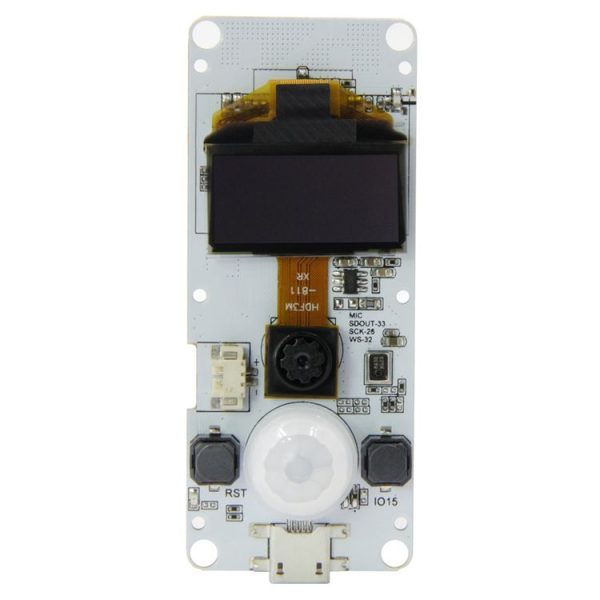 TTGO T-Camera ESP32 WROVER & PSRAM Camera Module OV2640 0.96 OLED Smart Home Development Board, Ordinary Lens Enhanced Edition - Image 2