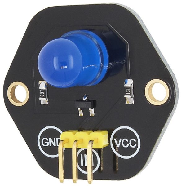 LandaTianrui LDTR-RM022 8mm Digital Blue LED Module for Arduino (Black)