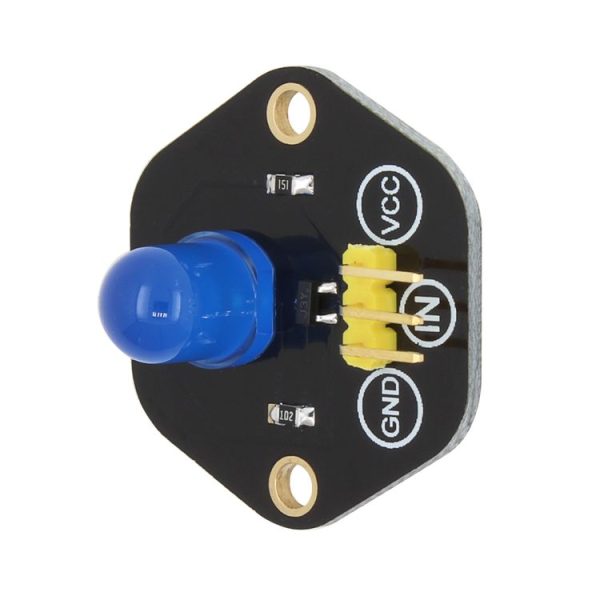 LandaTianrui LDTR-RM022 8mm Digital Blue LED Module for Arduino (Black) - Image 2