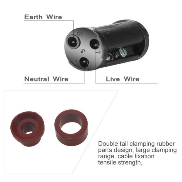 XYS20 IP68 Waterproof 3 Pin Straight Cable Connector - Image 8
