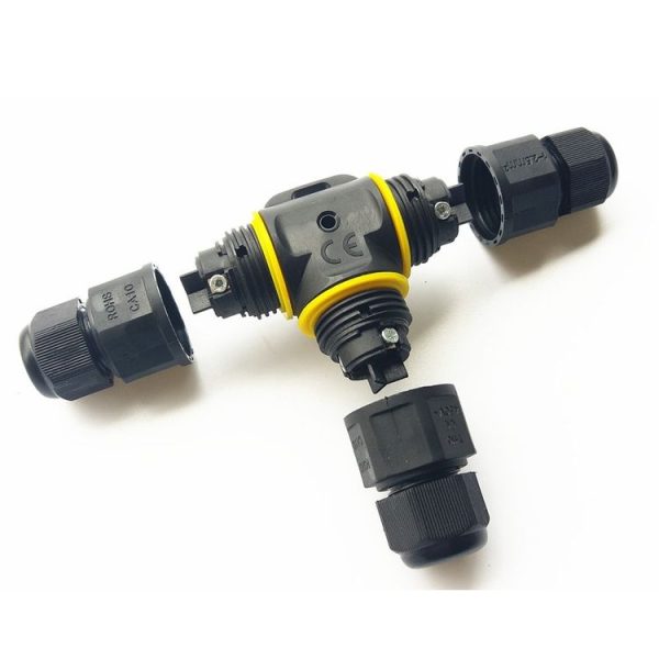 XYT21 IP68 Waterproof 3 Pin T-type Cable Connector - Image 4
