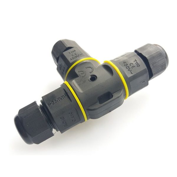 XYT21 IP68 Waterproof 3 Pin T-type Cable Connector - Image 5