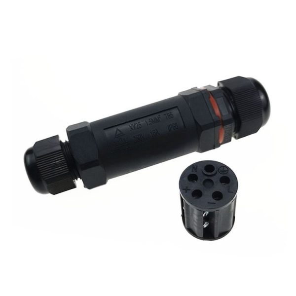 XY25 IP68 Waterproof 5 Pin Straight Cable Connector - Image 2