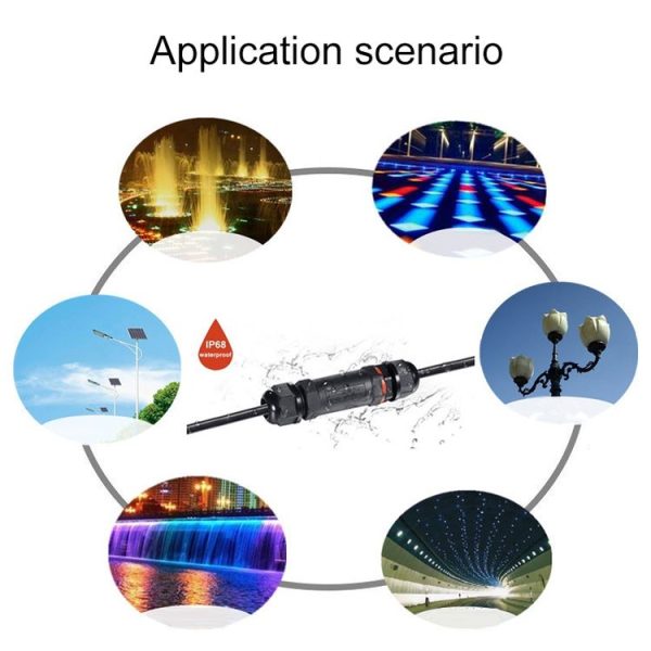XY25 IP68 Waterproof 5 Pin Straight Cable Connector - Image 8