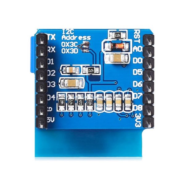 LDTR - WG0095 64 x 48 Pixel 0.66 inch 12C LED Display Module - Image 4