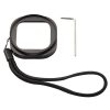Aluminum Lens Filter Adapter Ring Kit for GoPro HERO5 Session / HERO4 Session / HERO Session, with Hexagonal Screwdriver & Keeper Leash - Image 5