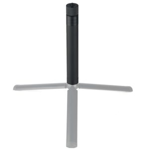 Handheld Gimbal Aluminum Alloy Extension Rod Tube for Feiyu G5 / SPG / WG2 Gimbal, Length: 19-60cm, Diamond Texture Head (Black)