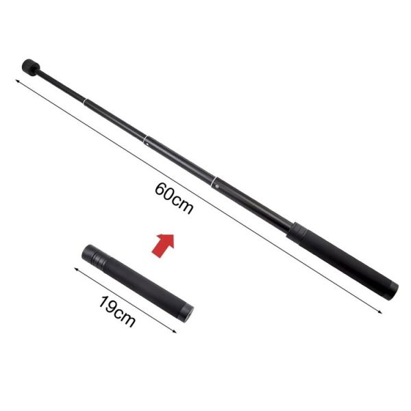 Handheld Gimbal Aluminum Alloy Extension Rod Tube for Feiyu G5 / SPG / WG2 Gimbal, Length: 19-60cm, Diamond Texture Head (Black) - Image 3