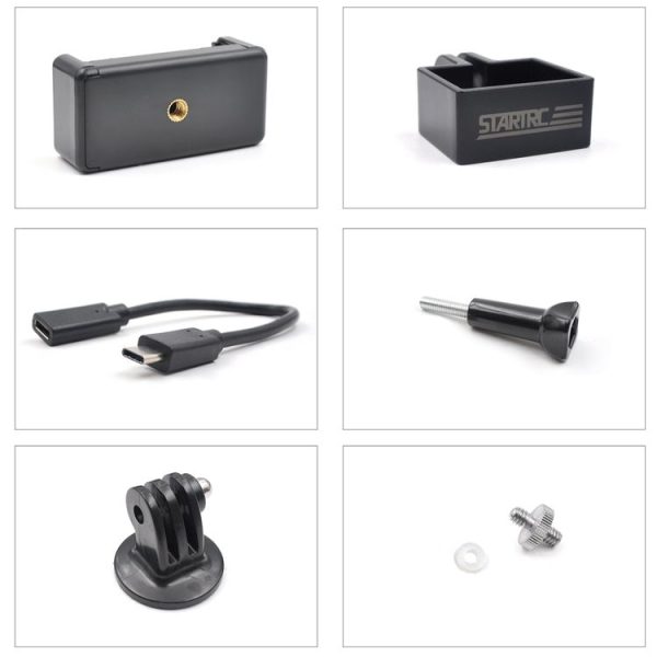 STARTRC ABS Handheld Mobile Phone Clip Holder Expansion Accessories with Type-C Data Cable for DJI OSMO Pocket - Image 2
