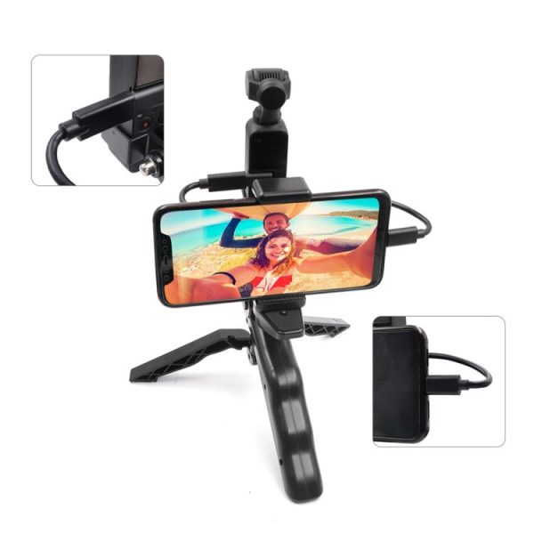 STARTRC ABS Handheld Mobile Phone Fixed Tripod Set with Type-C Data Cable for DJI OSMO Pocket - Image 5