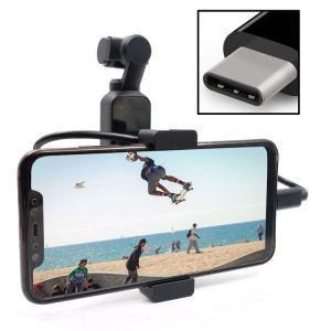 STARTRC Metal Holder Mobile Phone Holder Bracket Expansion Accessories with Type-C Data Cable for DJI OSMO Pocket