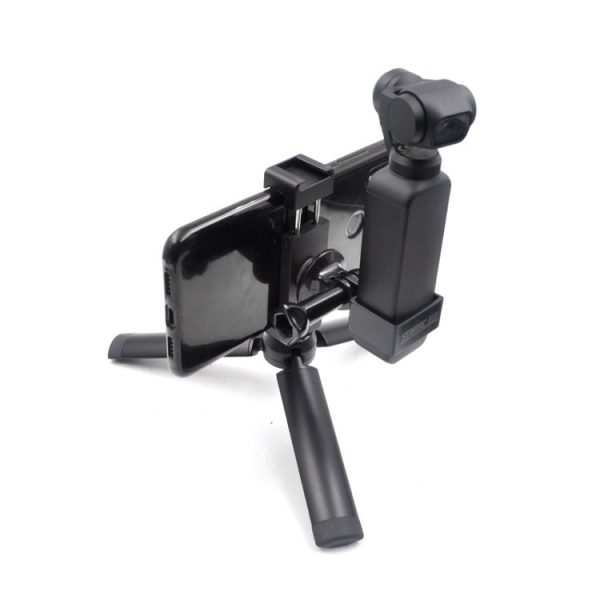 STARTRC Metal Hand-held Mobile Phone Clip Bracket Tripod Set Expansion Accessories with Type-C Data Cable for DJI OSMO Pocket - Image 6