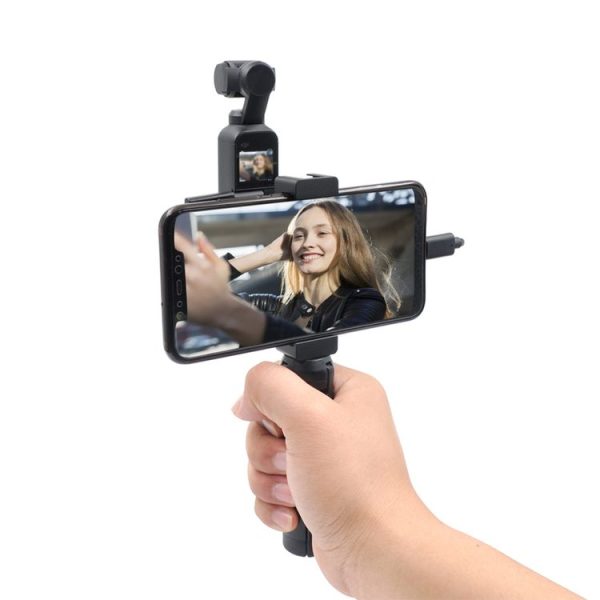STARTRC Metal Hand-held Mobile Phone Clip Bracket Tripod Set Expansion Accessories with Type-C Data Cable for DJI OSMO Pocket - Image 7