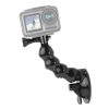 Suction Cup Jaws Flex Clamp Mount for GoPro, Insta360, DJI and Other Action Cameras (Black)